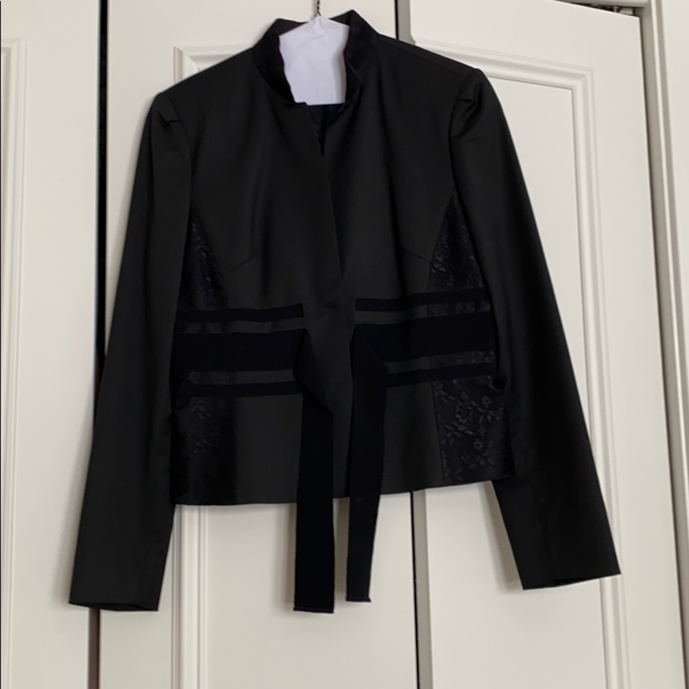 Black jacket.